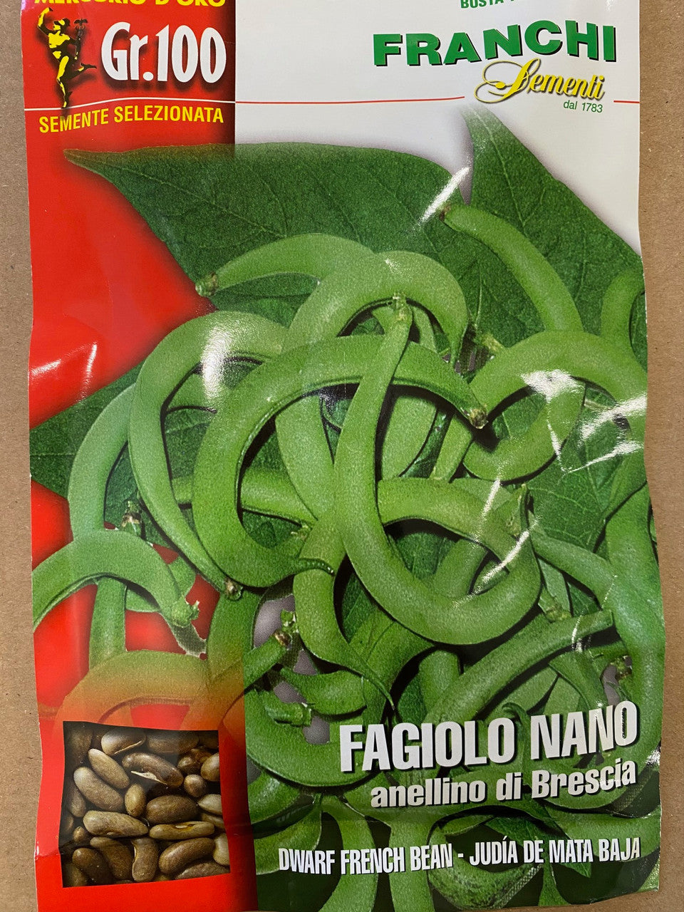 Bush Bean Anellino di Brescia (59-29) – Seeds from Italy