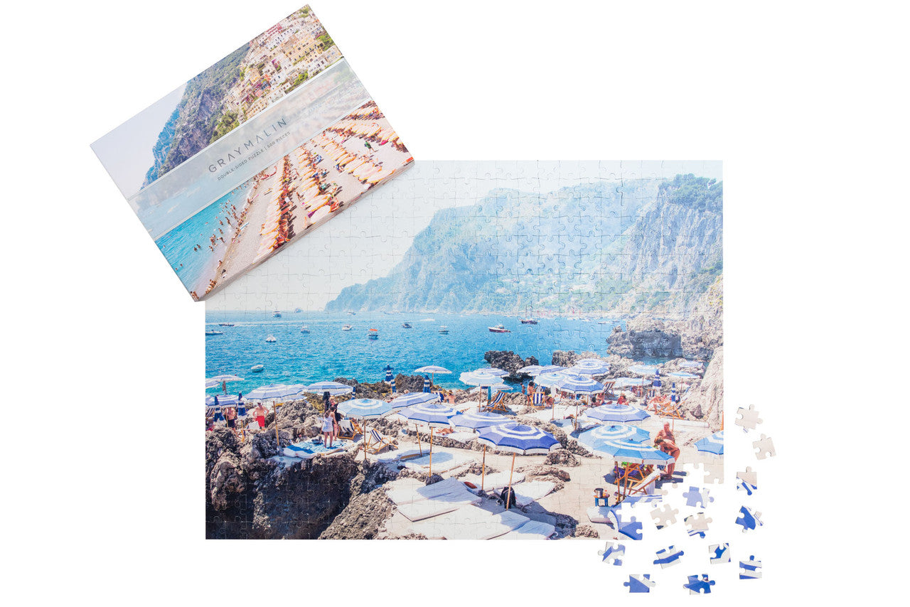 Gray Malin Positano / Capri 2-Sided 500 Piece Puzzle