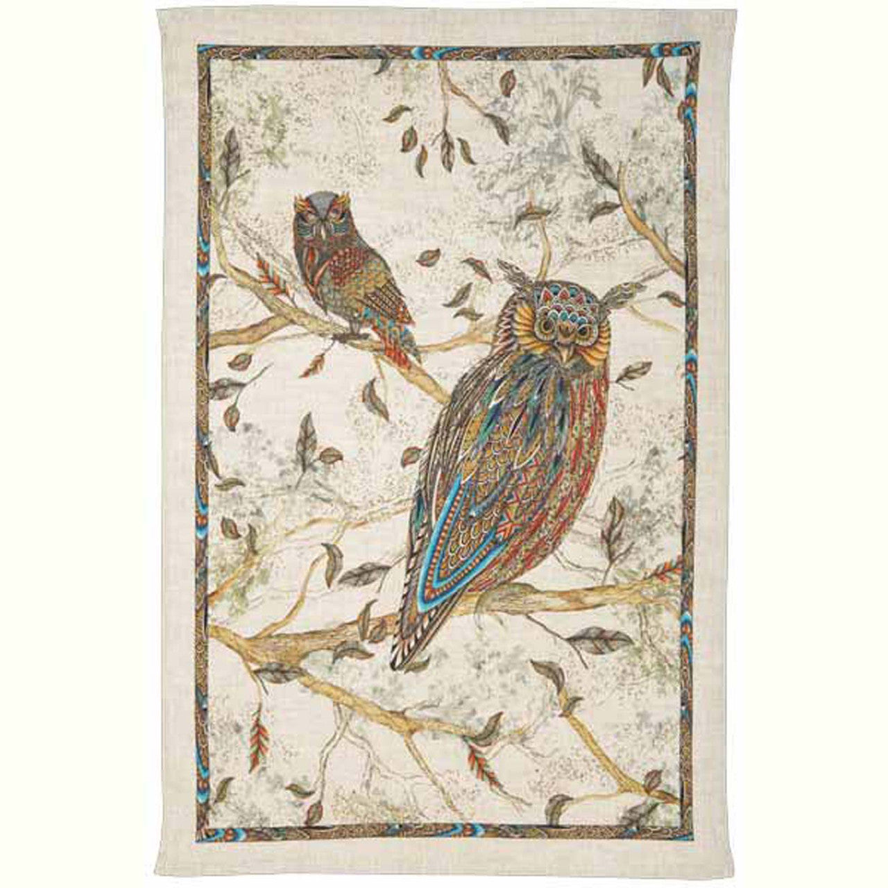 "Chiu Gufo" Linen Towel