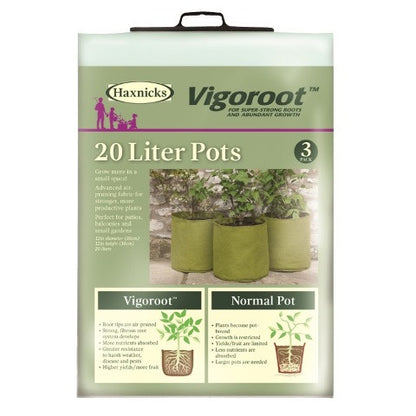 20 pots for plants Vigoroot Pot - 20 Liter