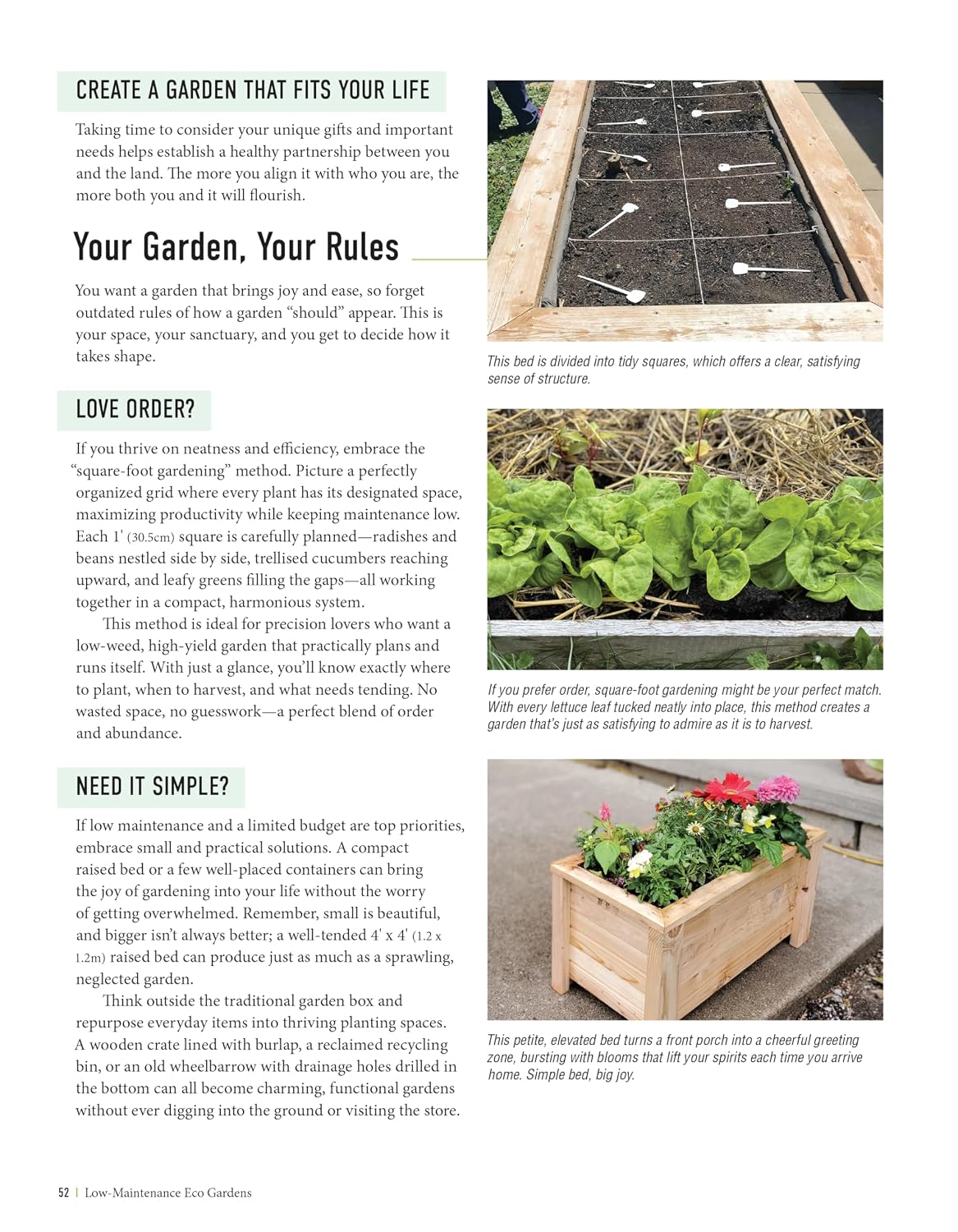 Low-Maintenance Eco Gardens: A Practical Guide to Creating an Easy & Sustainable Garden that Nourishes You