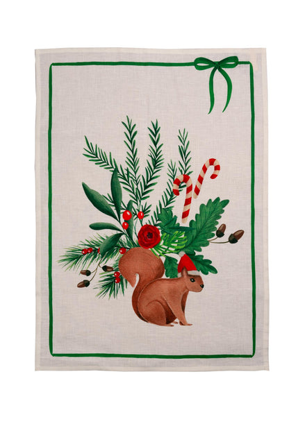 "Nutnook" Linen Towel