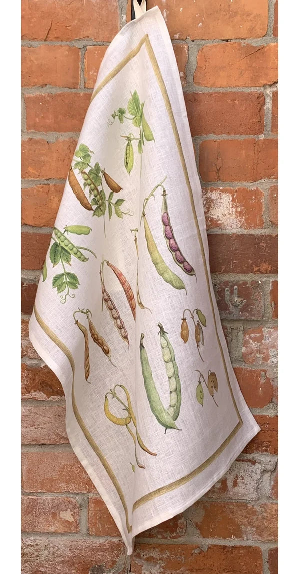 "Vegan Fagioli" Linen Towel