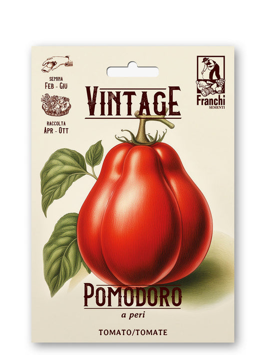 Vintage Tomato "A Pera" Red Pear
