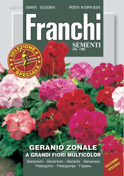 zonal vs seed geraniums Geranium Zonale (327-2) – Seeds from Italy