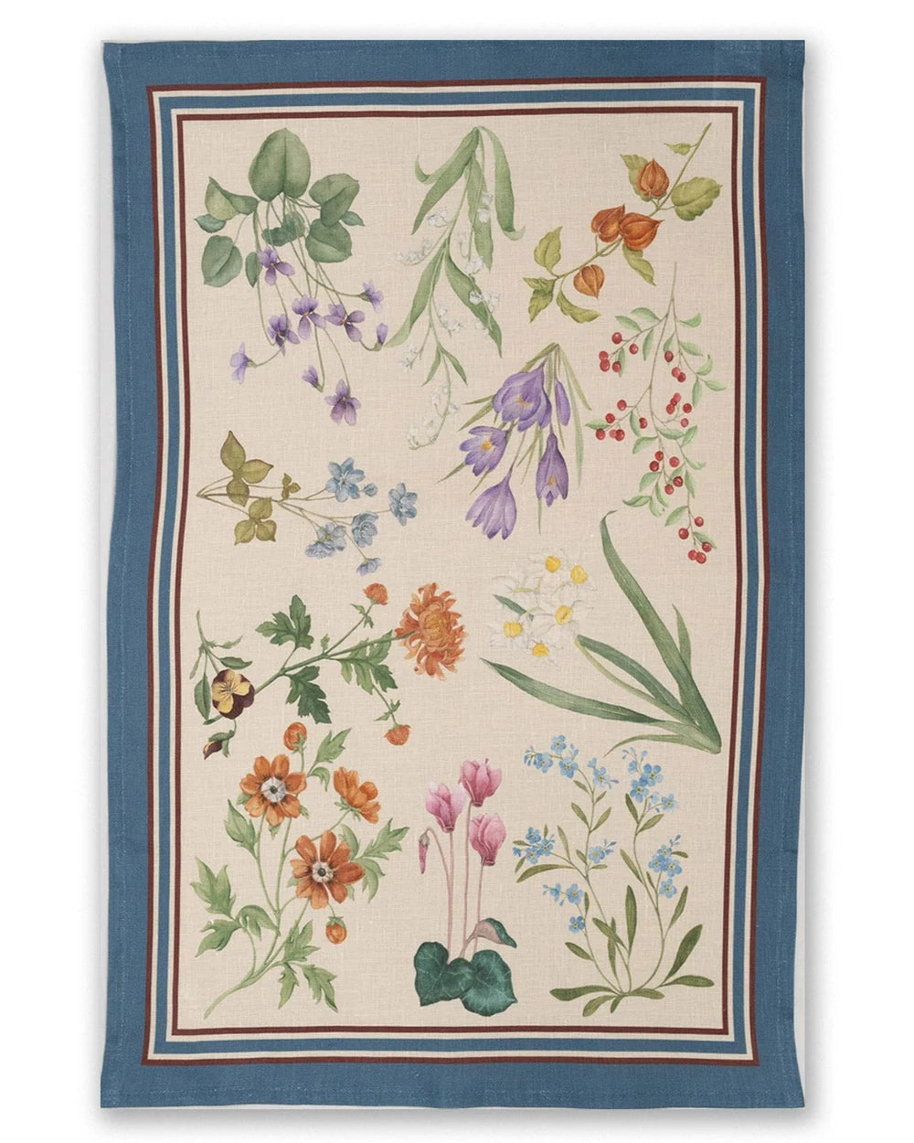 "Pernilla Blu" Linen Towel