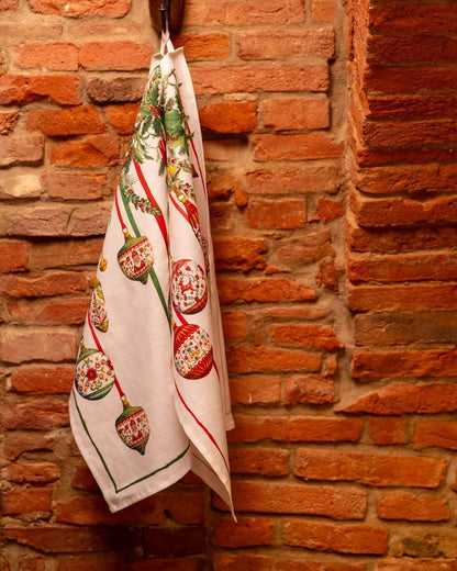 "Pinoel Verde" Linen towel