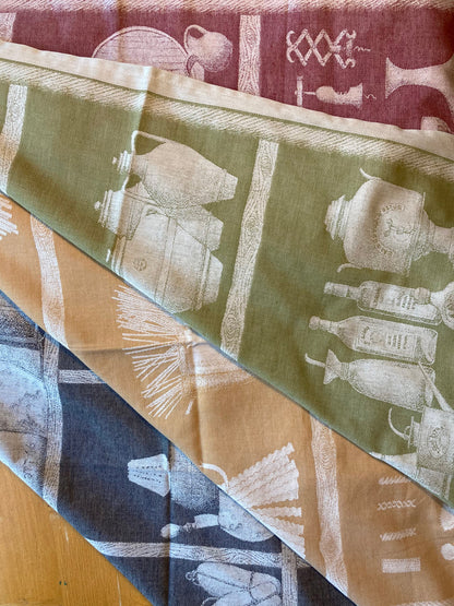 "Slow Food - Cheese" Linen Towel
