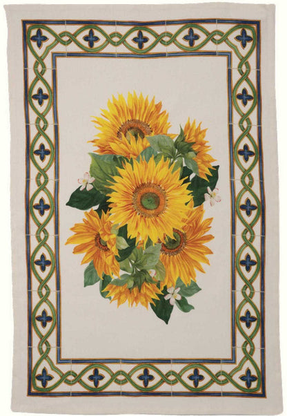 'Etruscan Garden' Girasole Kitchen Towel