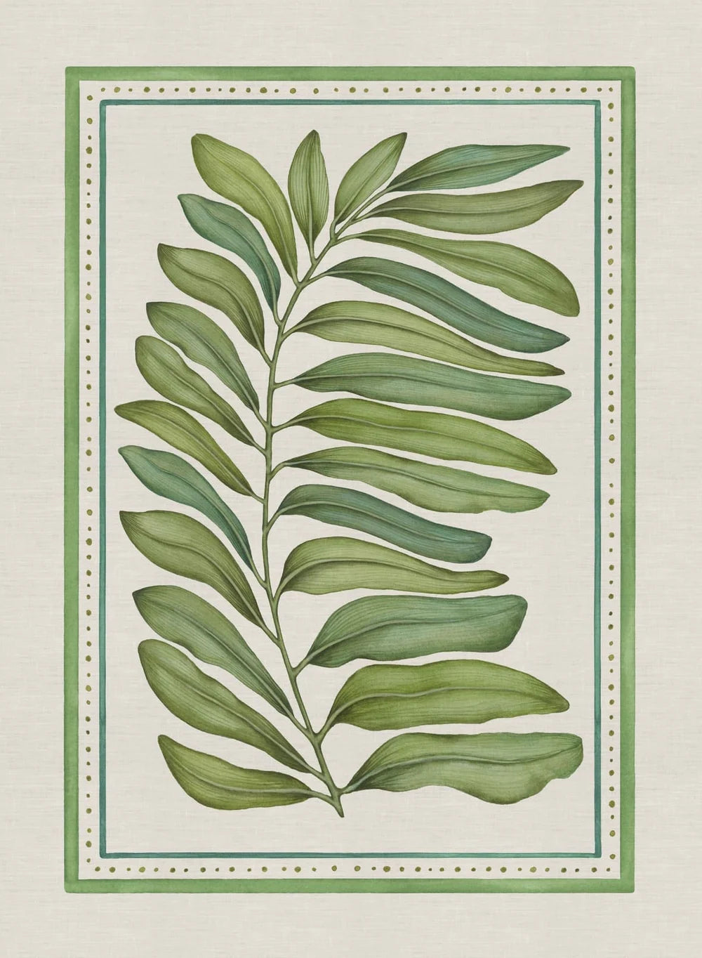 "Tamarindo Verde" Linen Towel